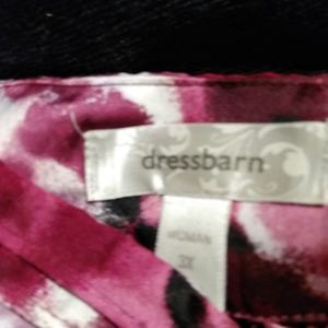 Dress Barn sleeveless ruffled blouse sz 3xl